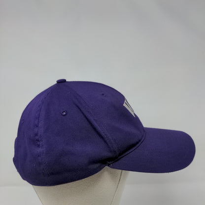 WV Snapback Hat Purple M/L Solid Adjustable Embroidered Richardson