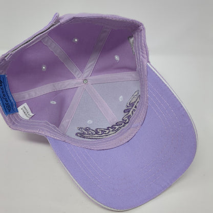 Hawaii Strapback Hat Purple One Size Adjustable Embroidered Chelona