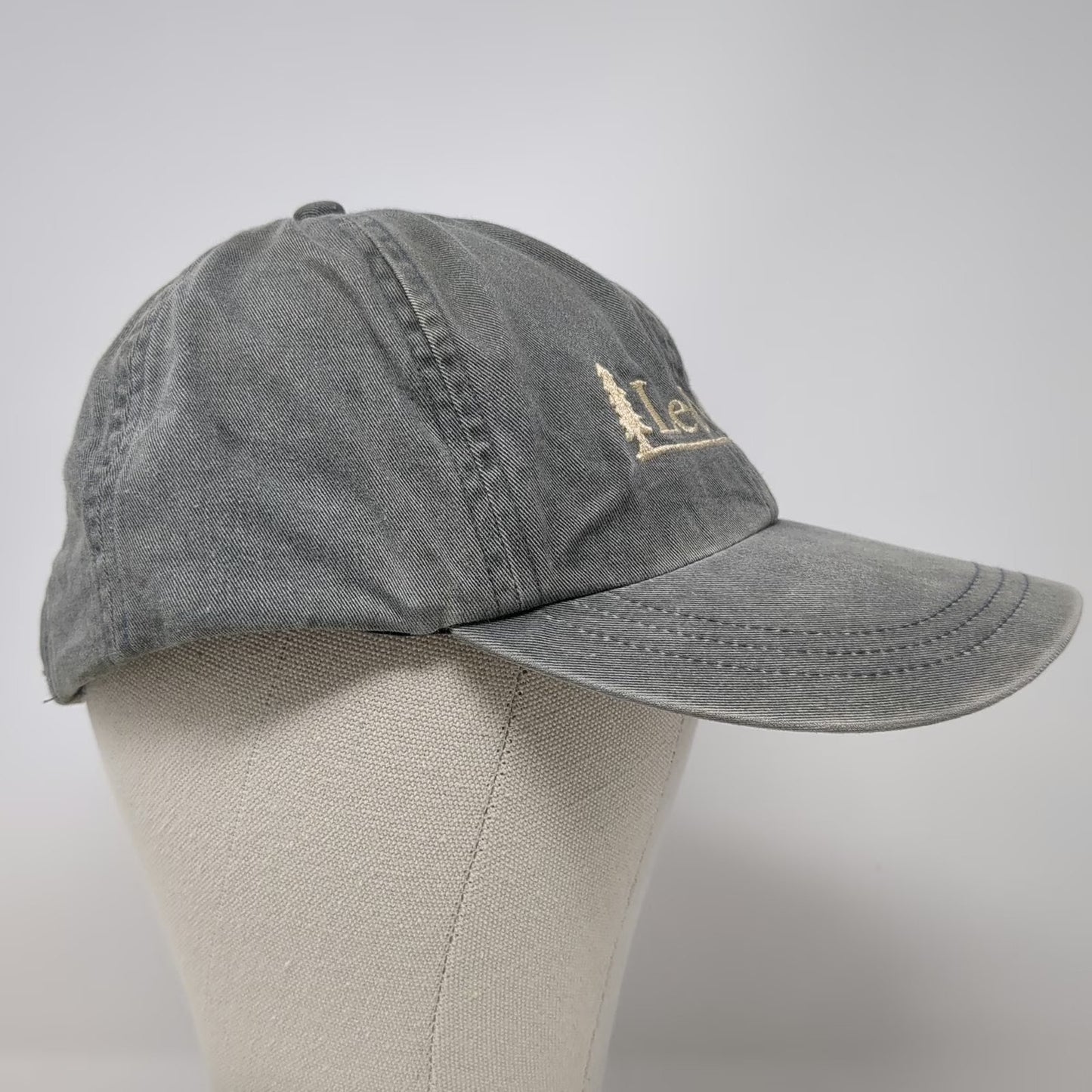 KP Baseball Cap Gray One Size Lee Valley Tools Tree Embroidery Slideback hat
