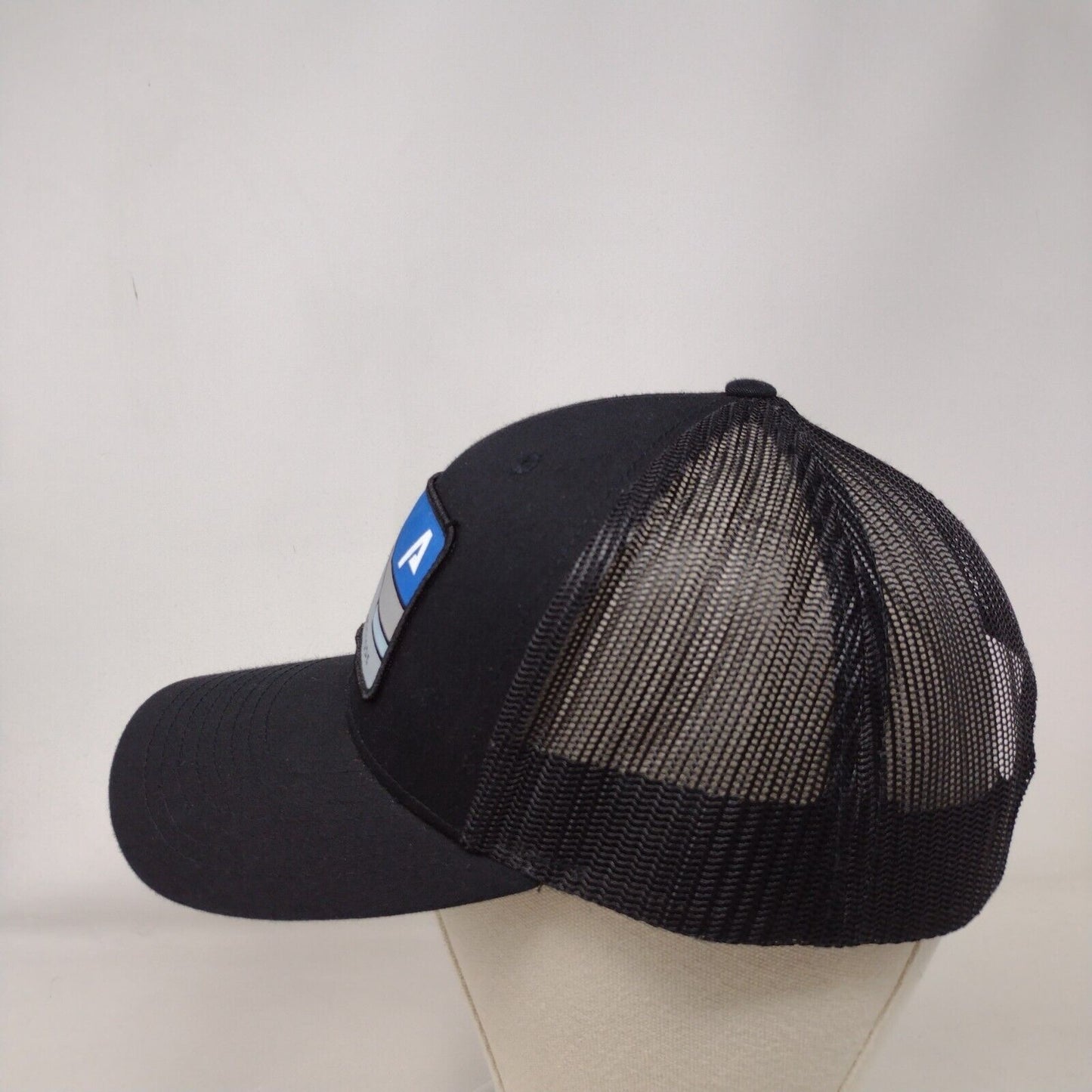 Al's Sporting Goods Snapback Trucker Hat Black OSFA Mesh Back Richardson