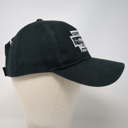Otto Baseball Cap Black OSFM Country Natural Beef Whole Foods Cotton Hat Logo
