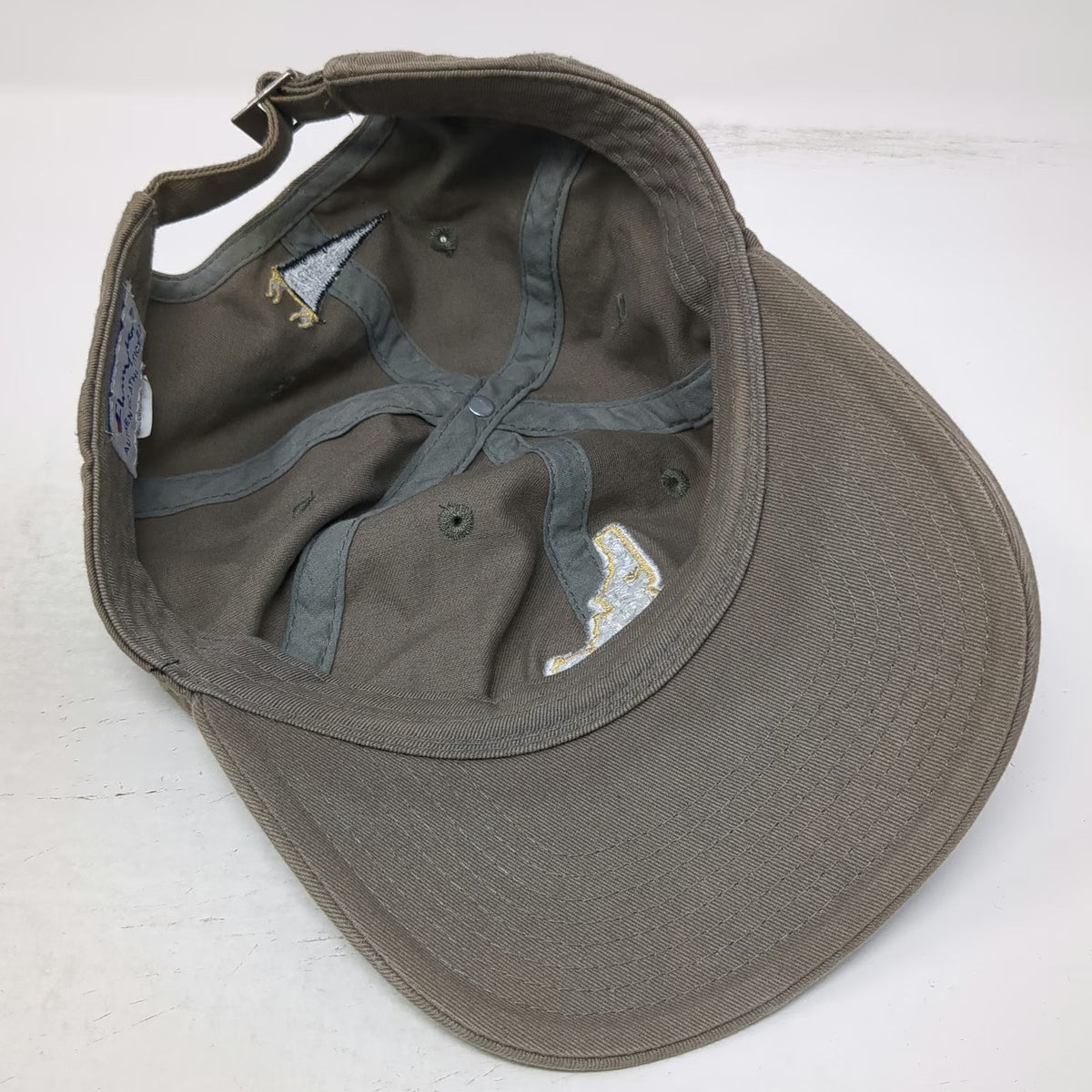 Champion Idaho State Polka Dot Pennant Baseball Cap Brown One Size Slideback Hat