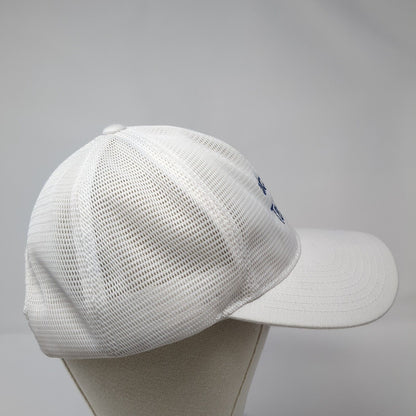 Okta Talent Snapback Trucker Hat White One Size Adjustable The Classics Yupoong