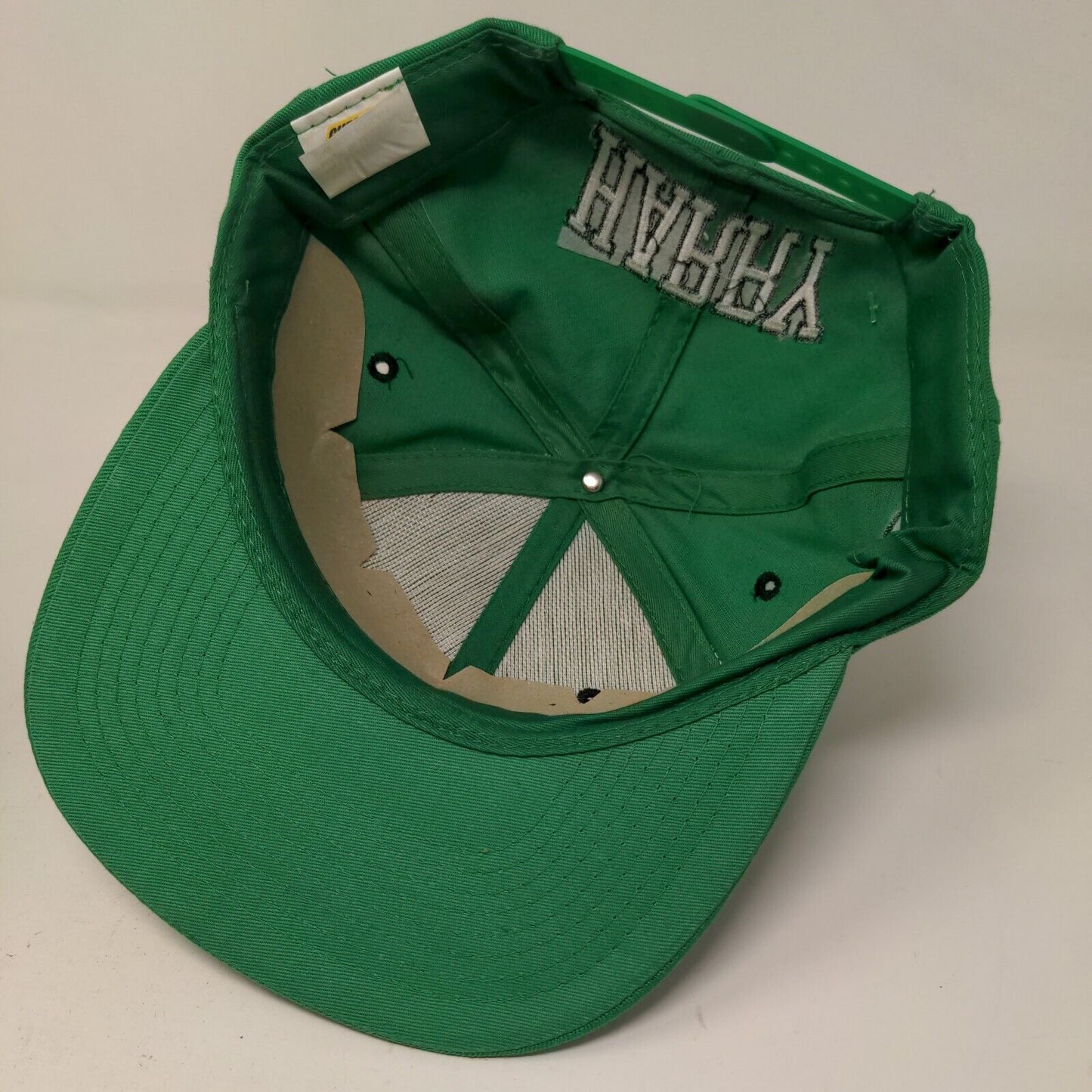 Checkered Flag Men's Snapback Hat Green Harry Grant #33 Embroidered Logo