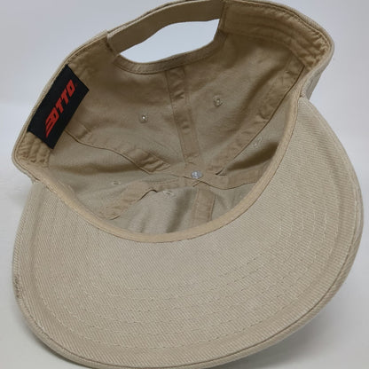 Otto Baseball Cap Beige OSFM Snake River Trading Strapback Western Graphic Hat