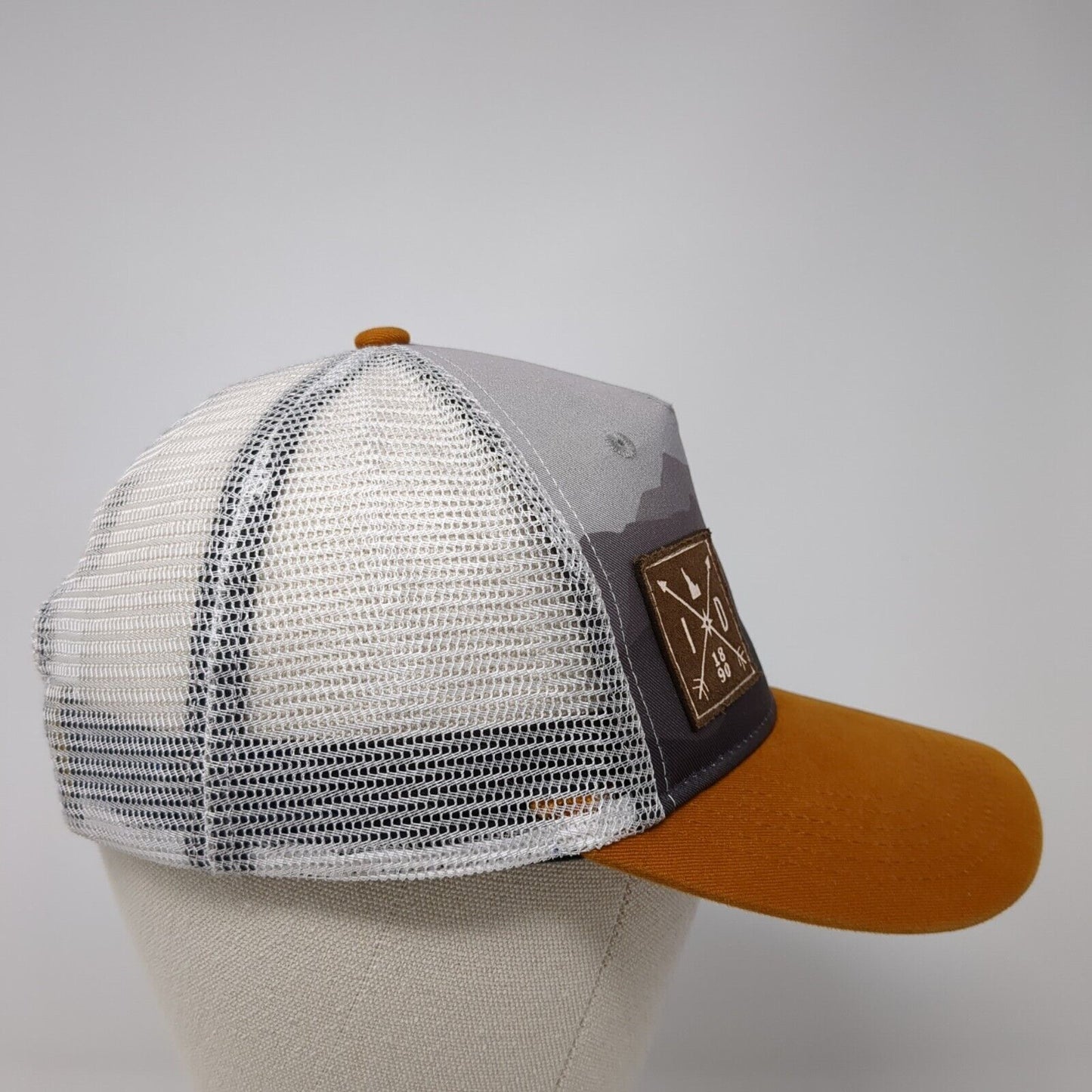 ID 1890 Patch Snapback Mesh Back Trucker Hat Multi One Size Cirque