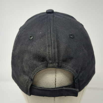 Crest Baseball Cap Black One Size Papa Murphys Pizza Strapback Sandwich Brim Hat