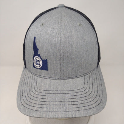 Idaho FNT Snapback Mesh Back Trucker Hat Gray OSFA Embroidered Adjustable