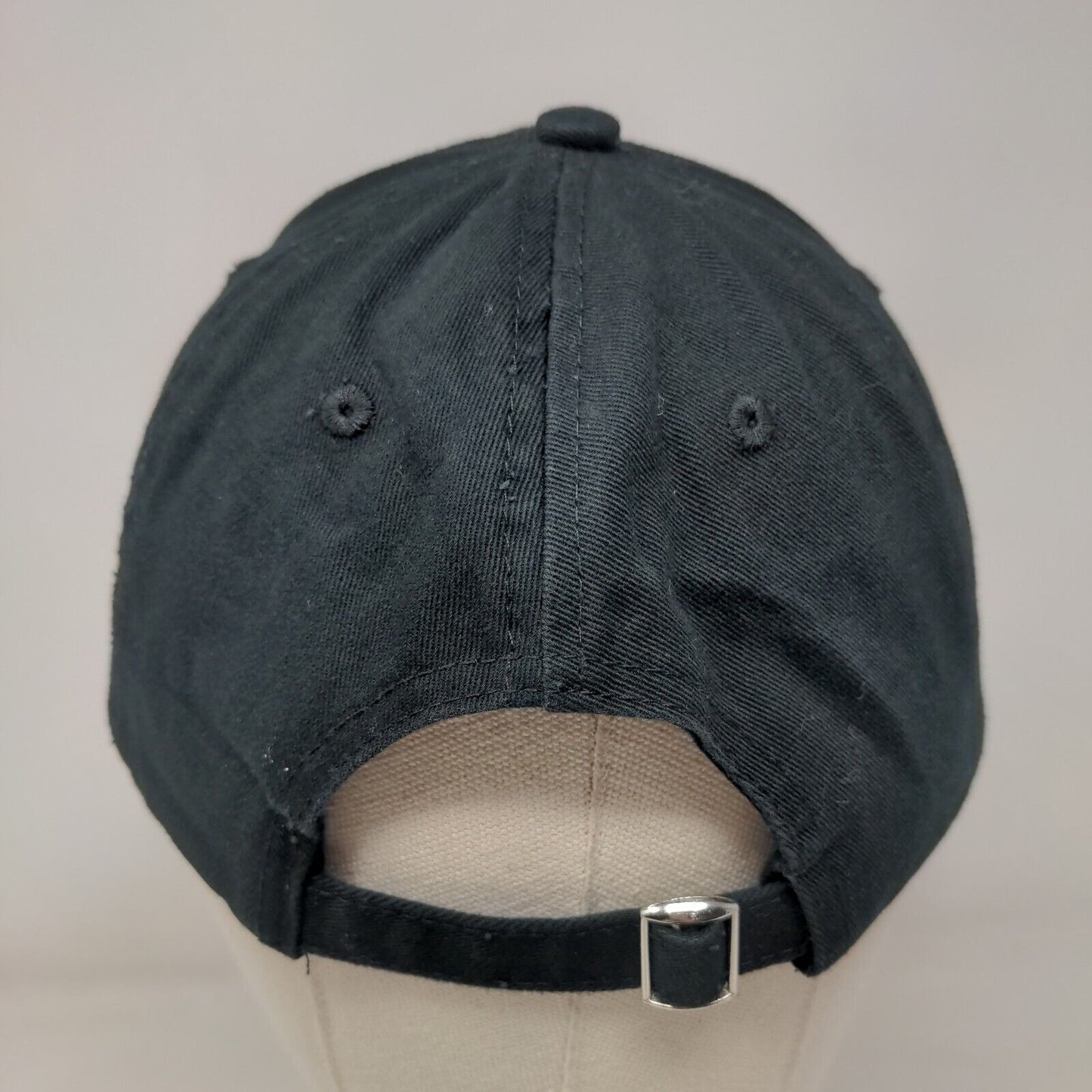 Gopuff Slideback Hat Black One Size Solid Embroidered Adjustable 6 Panel