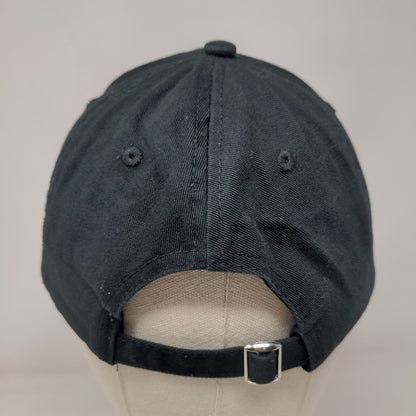 Gopuff Slideback Hat Black One Size Solid Embroidered Adjustable 6 Panel