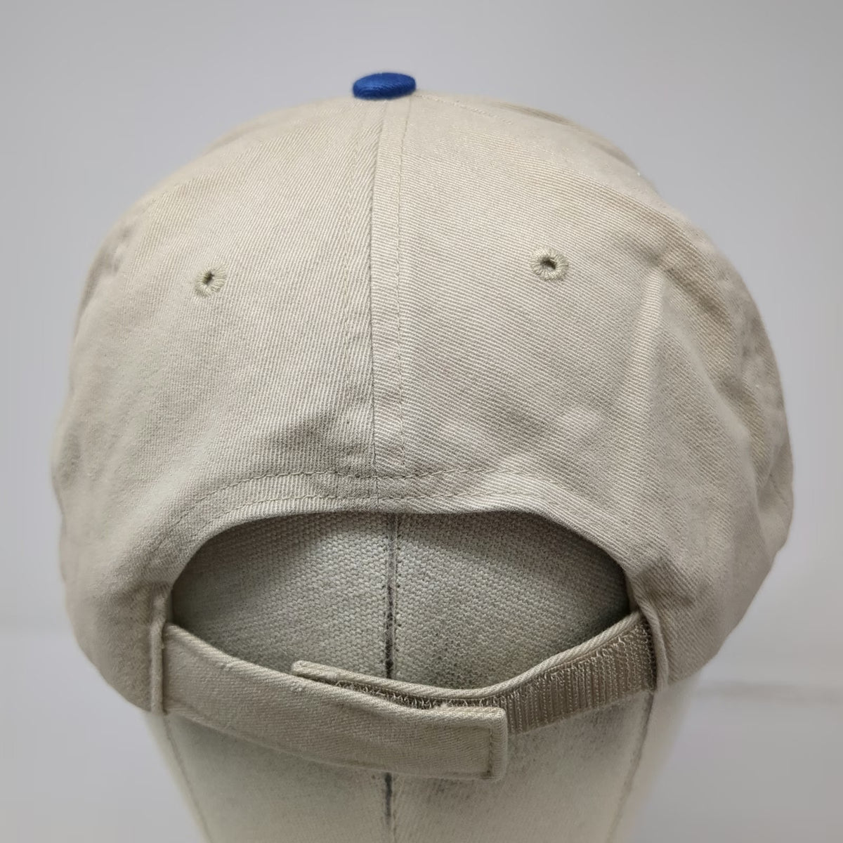 Richardson Baseball Cap Beige Blue One Size Holladay Engineering Strapback Hat