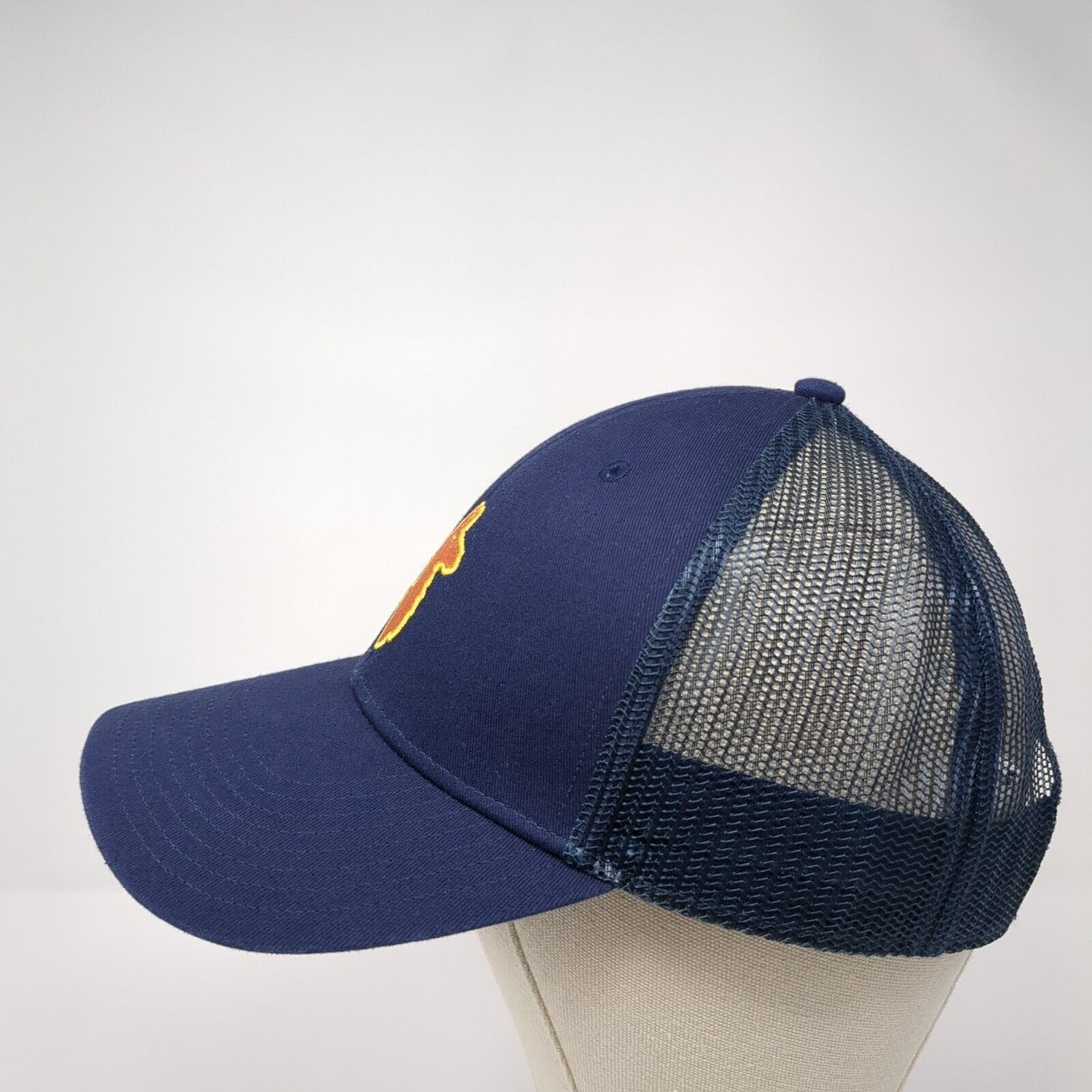 Cotopaxi Snapback Mesh Back Trucker Hat Blue One Size Solid Adjustable