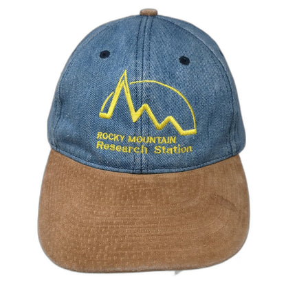 Kati Baseball Cap Blue Brown One Size Denim Rocky Mountain Research Station Hat