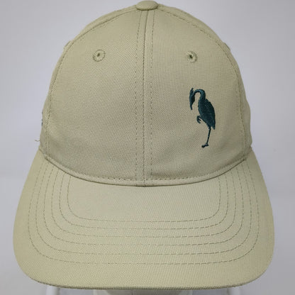 Port Authority Baseball Cap Green One Size Strapback Bird CCCC Turf Nylon Hat