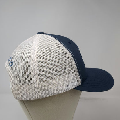 Yupoong Trucker Hat Blue One Size Idaho See The Good Mountain Mesh Patch