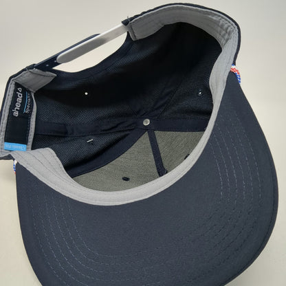 ahead 5 Panel Blue One Size Rope Hat Snapback Hollows Est 1999 Performance