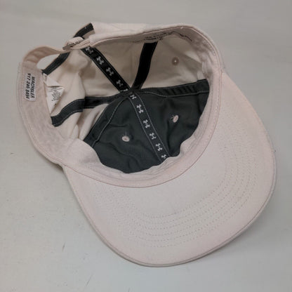 Under Armour Women's Slideback Hat Cream OSFM Free Fit Adjustable Embroidered