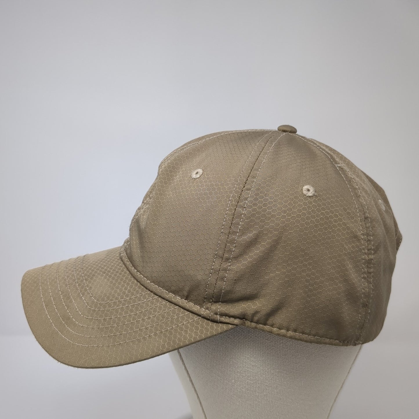 Unbranded Slideback Baseball Cap Brown One Size Adjustable Lightweight Blank