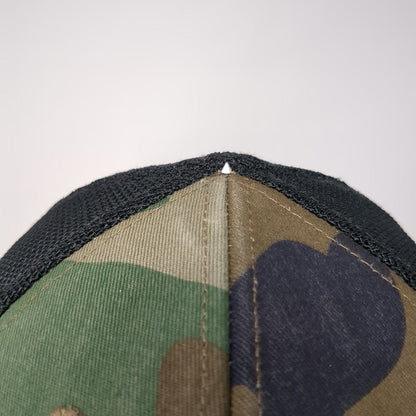 Outdoor Cap Trucker Hat Green Brown One Size Pocono Manor Snapback Mesh Camo PA