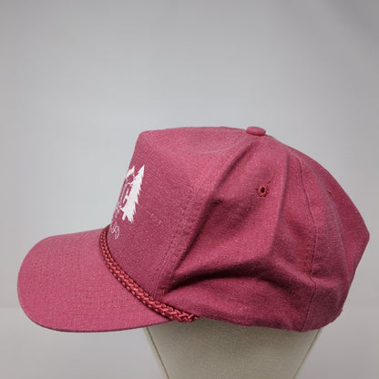 BMC West Pocatello, ID Snapback Hat Pink OS Adjustable Rope 6 Panel Cotton