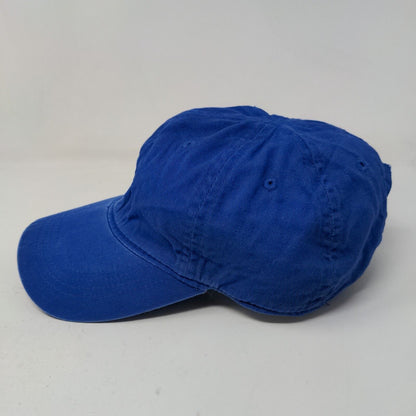 Nike Boy's Strapback Hat Blue Size 4-7 Embroidered Swoosh Spell Out Logo