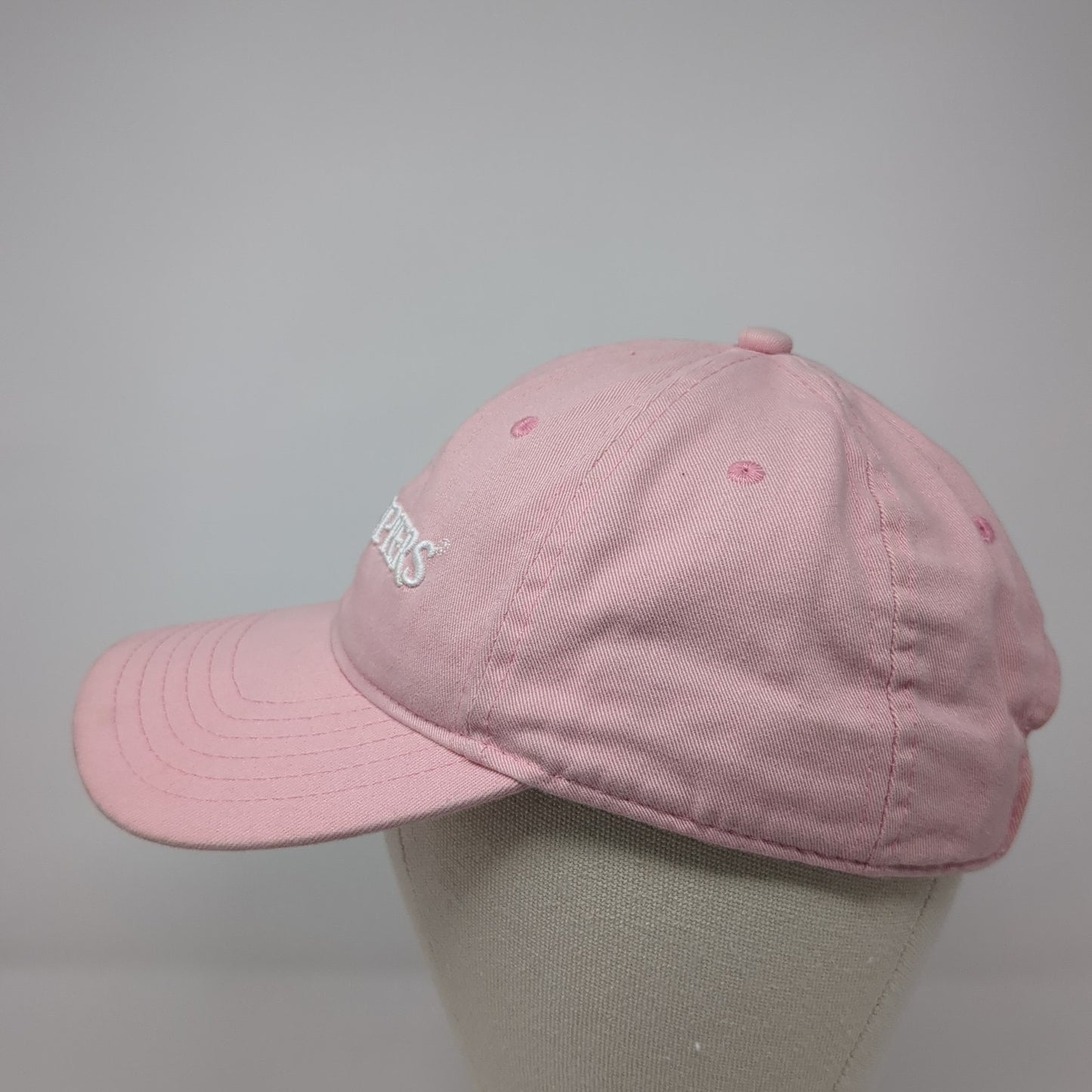 Backstoppers Since 1959 Strapback Hat Pink One Size Adjustable Fahrenheit