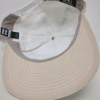 Richardson Snapback White Victaulic Since 1919 Patch Structured Cap Hat 6 Panel