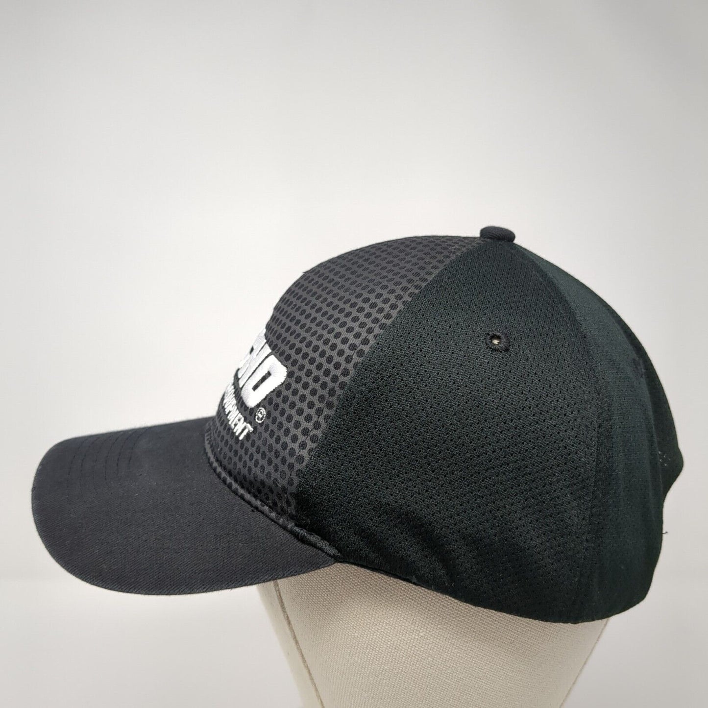 Echo Outdoor Power Equipment Strapback Hat Black OS Adjustable Embroidered