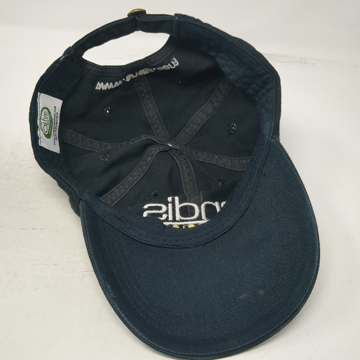 Andis Professional Hat Black One Size Baseball Cap Slideback Grooming Logo