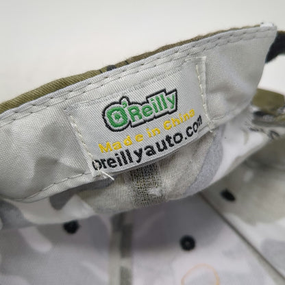 O'Reilly Auto Parts Baseball Cap Green Camo One Size Strapback Hat Corporate