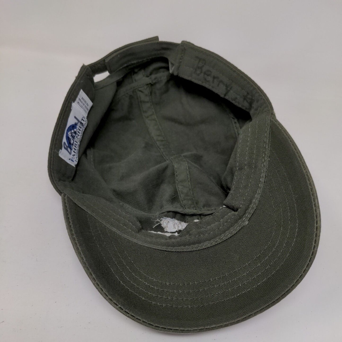 Camp Pennyroyal Cadet Army Cap Green One Size Adjustable Embroidered Fahrenheit
