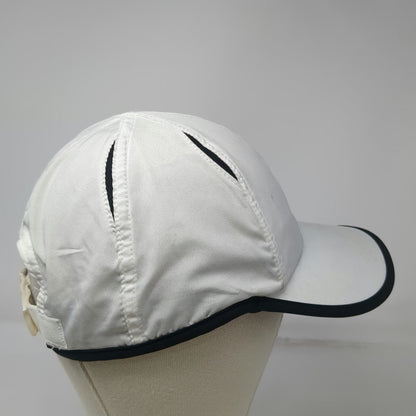 Nike Baseball Cap White One Size Dri-Fit Featherlight Strapback Swoosh Sport Hat