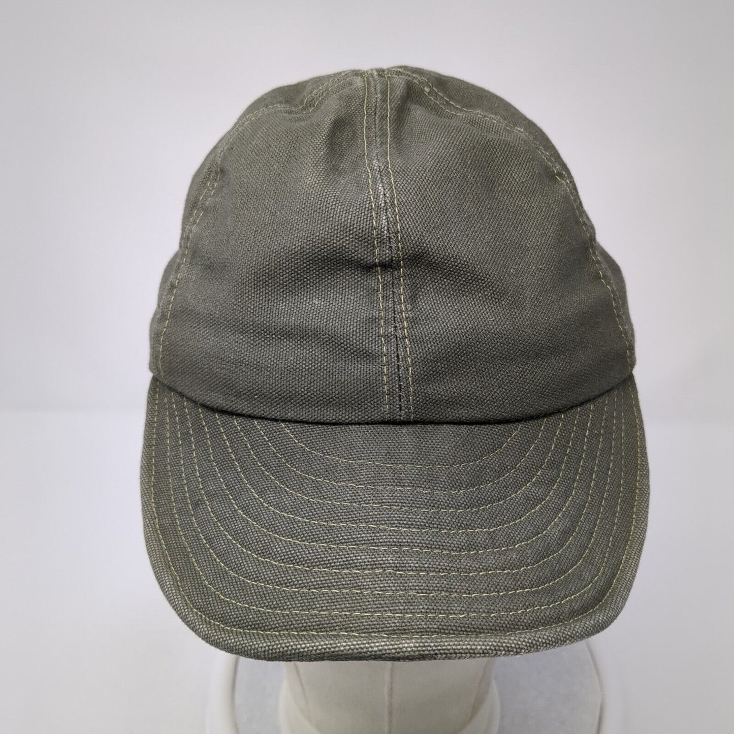 Workwear Fitted Hat Brown One Size Solid Blank 6 Panel Outdoor