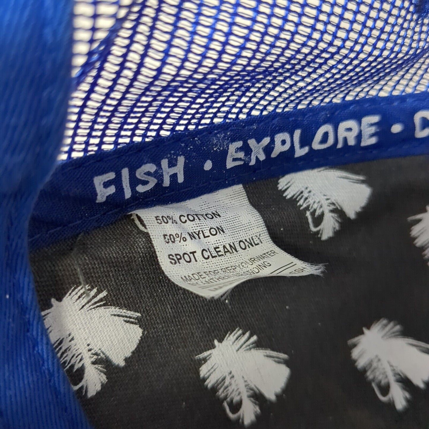 Montana Rep Your Water Snapback Trucker Hat Multi One Size Adjustable Mesh Back