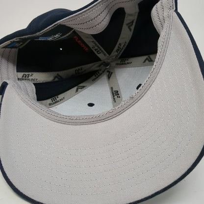 Pacific Headwear Baseball Cap Blue 8 SRS Logo Performance Flexfit M2 Tech Hat