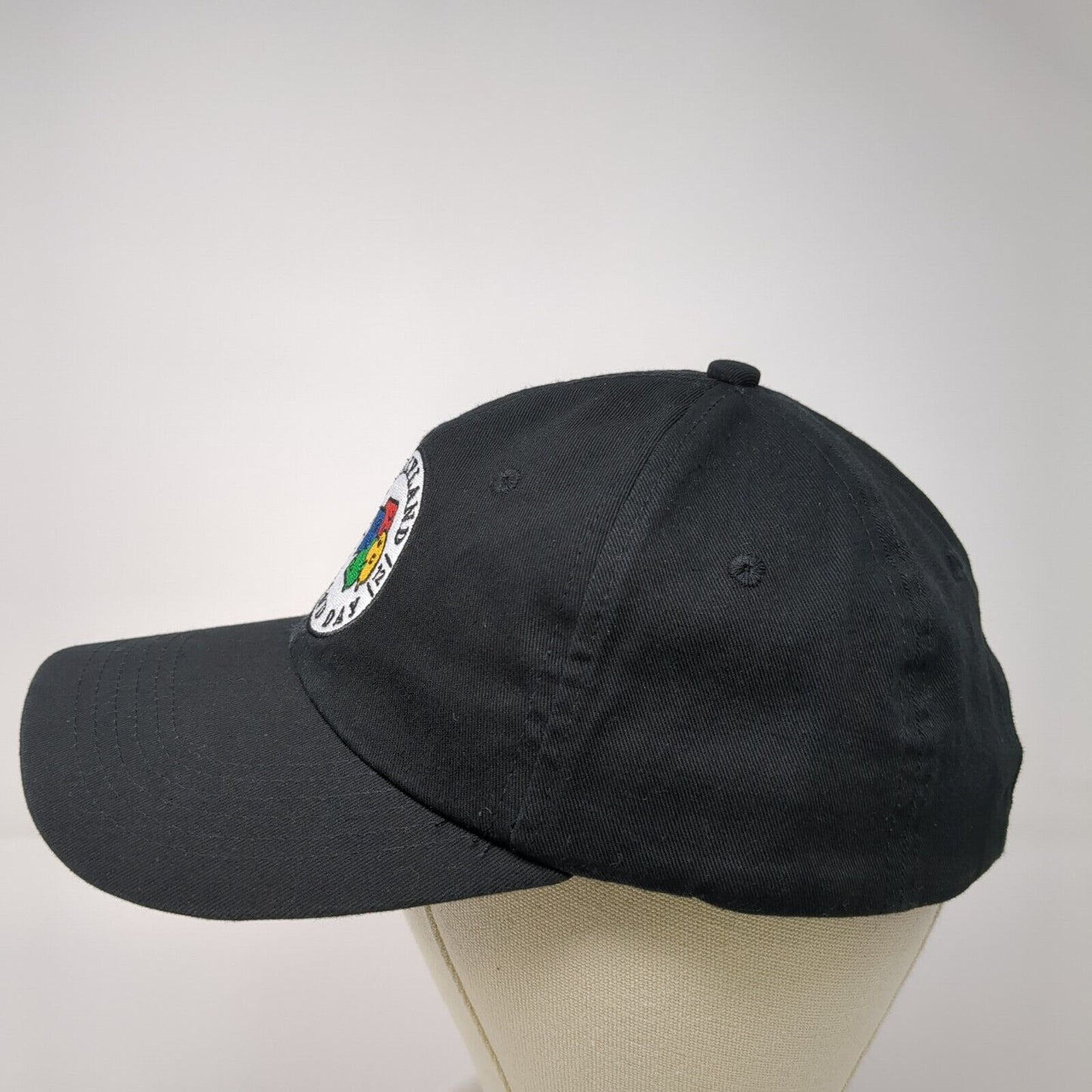 Hollyland 912 Brand Day Slideback Hat Black One Size Adjustable 6 Panel