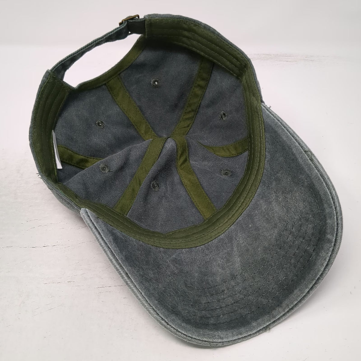 Baseball Cap Green One Size F45 Mountain Sunset Graphic Patch Hat Adjustable