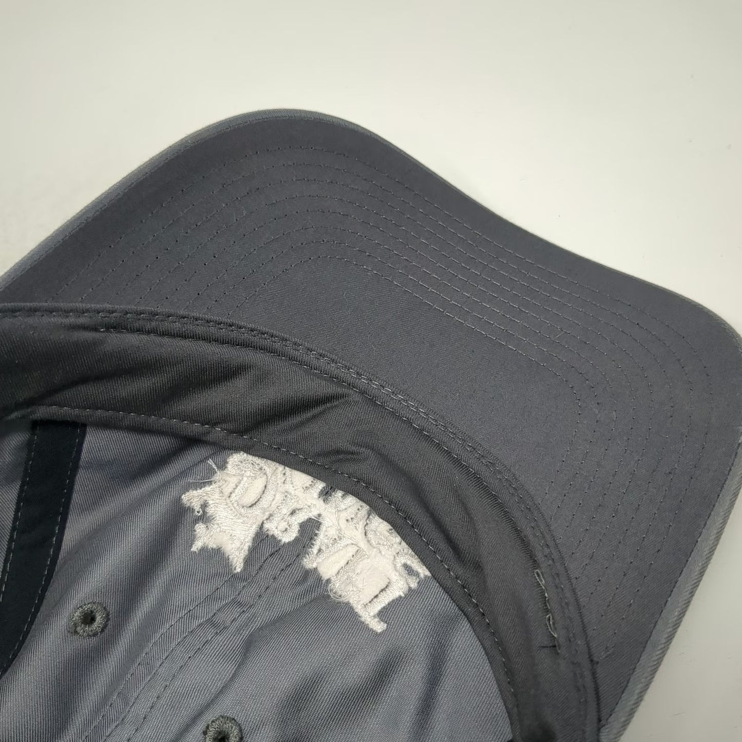 Nike Baseball Cap Gray One Size Dri-Fit Heritage86 Slideback Draft Kings Hat