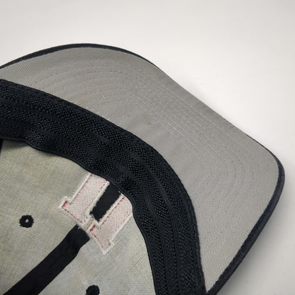 Jimmy John's Baseball Cap Black XL Red White Embroidered Fitted Cotton Hat