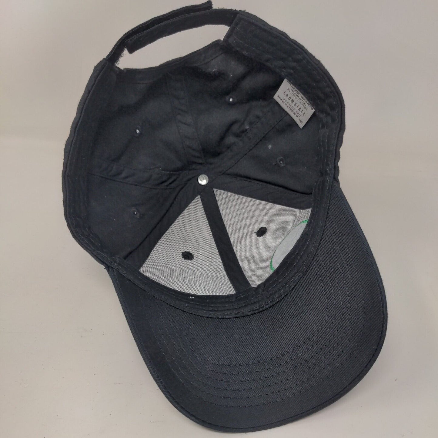 Whole Foods Market Patch Strapback Hat Black OSFM Adjustable 6 Panel