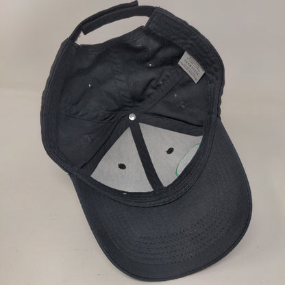 Whole Foods Market Patch Strapback Hat Black OSFM Adjustable 6 Panel