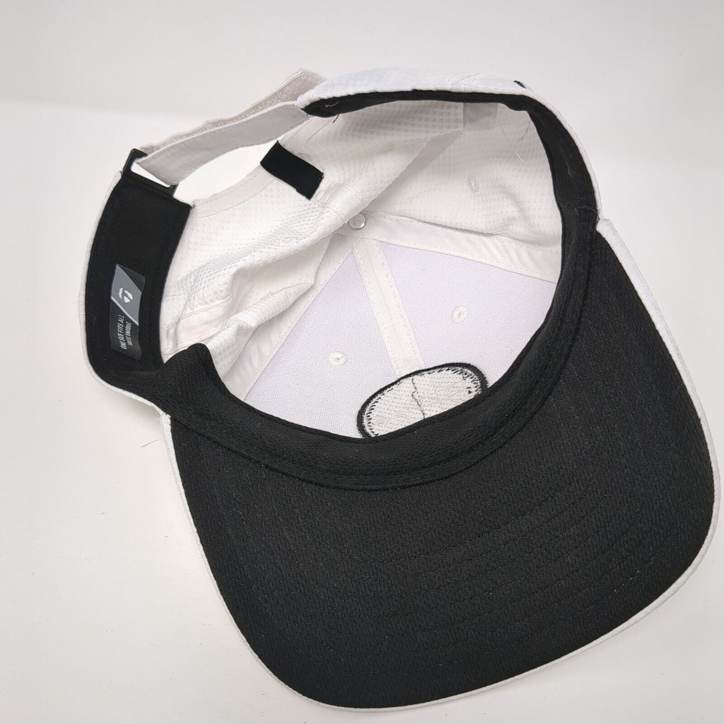 TaylorMade Carlsbad California Golf Boise Strapback Hat White OS Adjustable