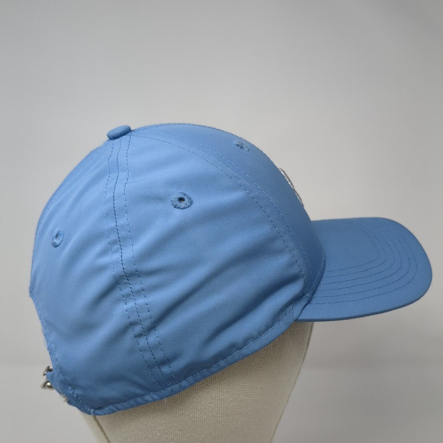 Black Clover Toggle Back Hat Blue One Size Adjustable Solid Live Lucky