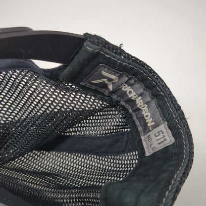 Richardson Trucker Hat Gray L Mesh Snapback Black Canyon Trout Farm Fishing Fish