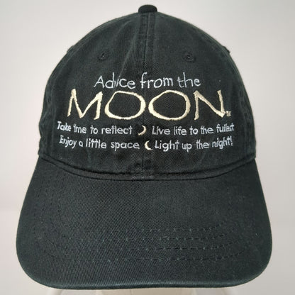 Outdoor Cap Baseball Cap Black One Size Advice From The Moon Embroidered Hat