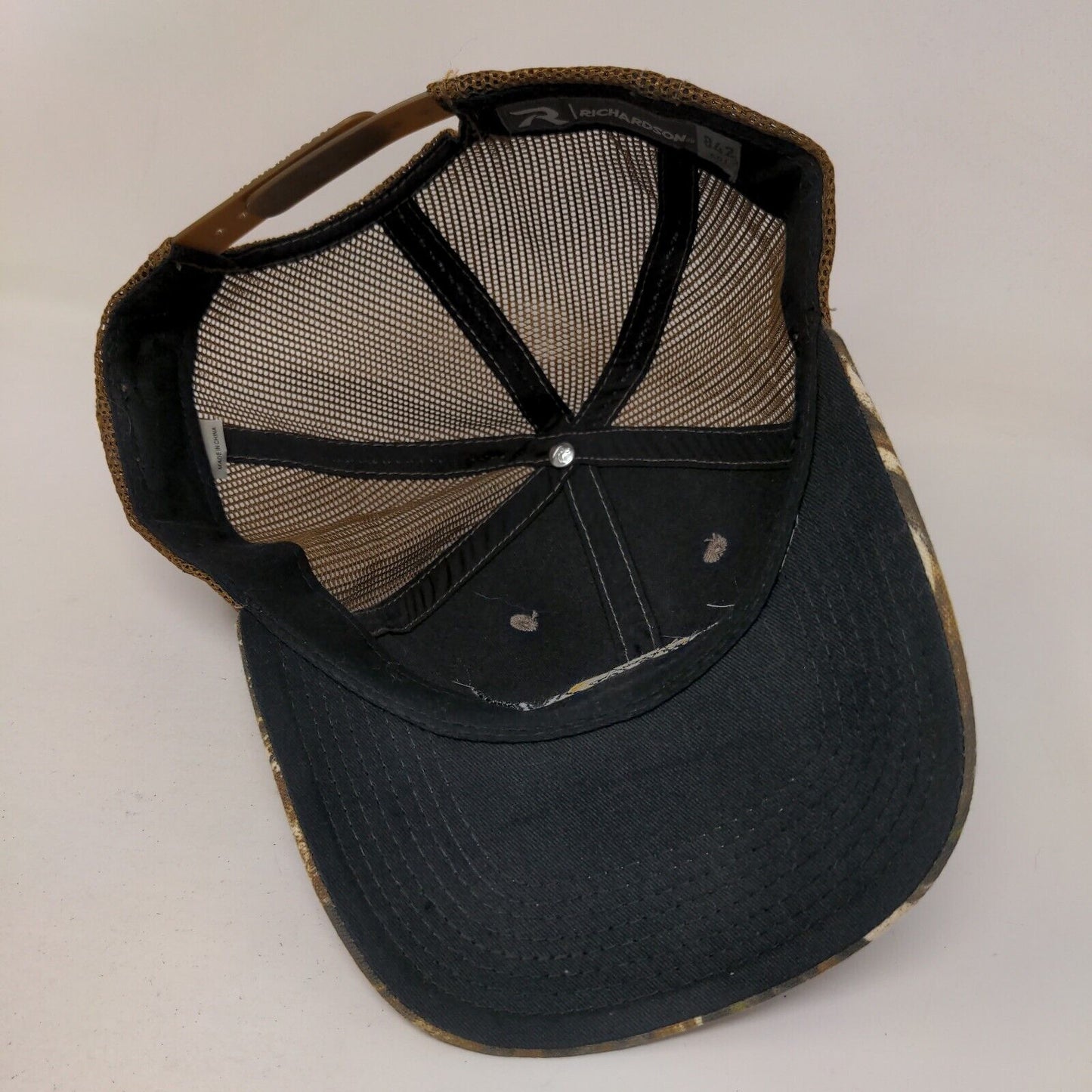 Comtrain Snapback Mesh Back Trucker Hat Camo One Size Embroidered