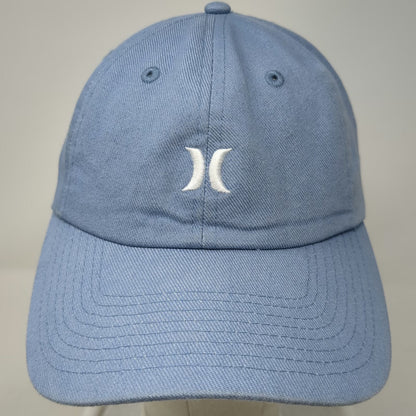 Hurley Snapback Blue Hat One Size 100% Cotton Embroidered Logo Structured Cap