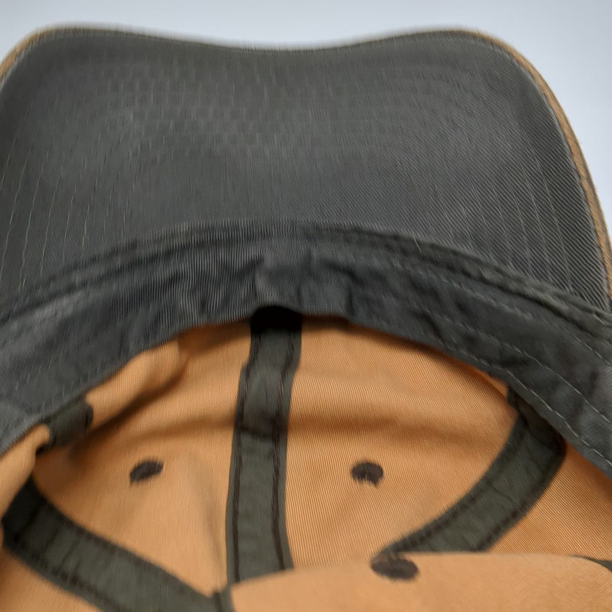 Signatures Baseball Cap Brown One Size Contrast Heavy Stitch Strapback Solid hat