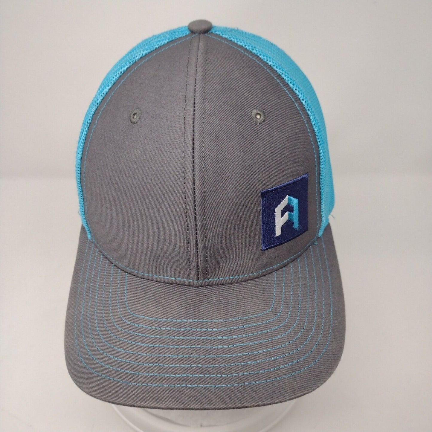 Richardson Snapback Mesh Back Trucker Hat Multi OSFA Embroidered Logo