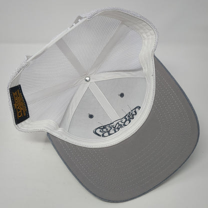 Sun World Snapback Mesh Back Trucker Hat Gray One Size Adjustable Yupoong